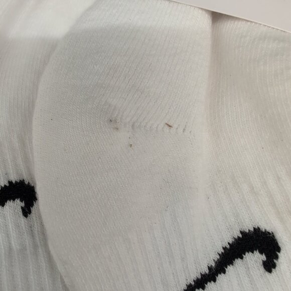 Nike Everyday Plus Cotton Cushioned Crew Socks Size Large White 6 Pairs - Picture 6 of 7